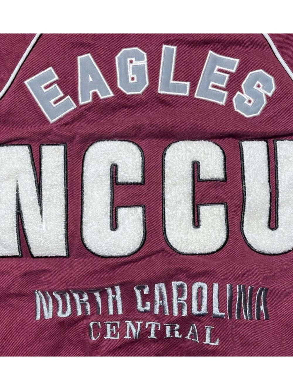 Big Boy North Carolina Central University Red Bomber Jacket - Size Small - Picture 16 of 16